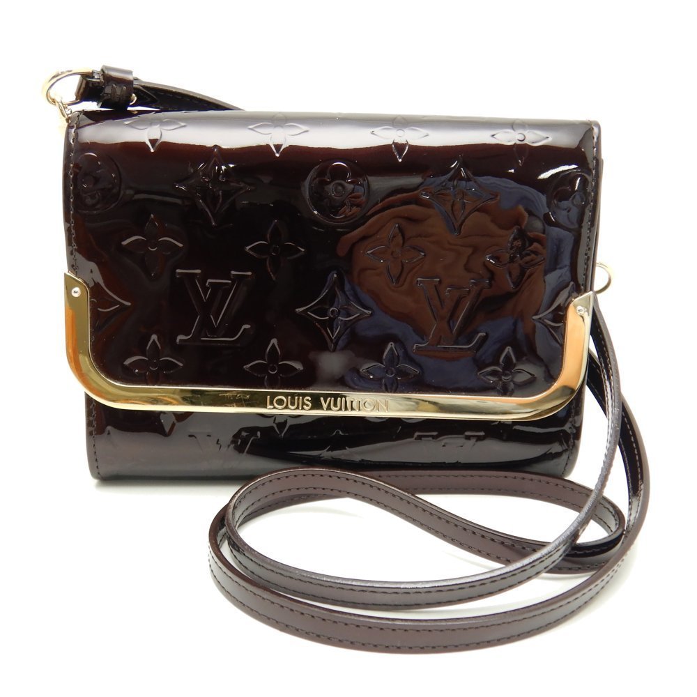 Louis Vuitton Vernis Rossmore PM Amaranto 2WAY Bag Clutch